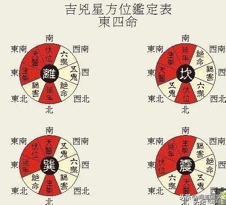 東西四宅|聞道國學：風水學東西四命與東西四宅，命卦計算附男。